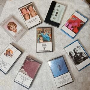 Vintage Classic/Soft Rock & Easy Listening Cassette Tapes-Lot Of 9 Cassettes